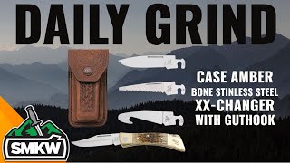 New Case Amber Bone Stainless Steel XX-Changer With Guthook