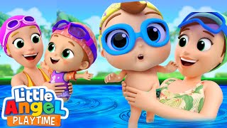 Getting Ready for Swimming Lessons | Fun Sing Along Songs by Little Angel Playtime