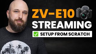 Full Sony ZV-E10 LIVE Streaming Setup w/ Elgato Camlink