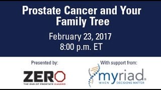 Webinar: Prostate Cancer and Your Family Tree