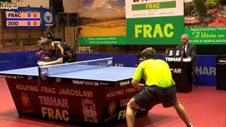 Table Tennis Polish Superliga 2016/17 - Dmitrij Prokopcov Vs Andrew Baggaley -