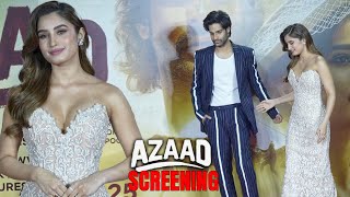 Rasha Thadani, Aaman Devgan Looking Gorgeous at special screening of AZAAD