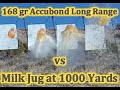 168 gr Accubond Long Range vs Milk Jug at 1000 yards LRSU Milk Jug Challenge TJ Whiting