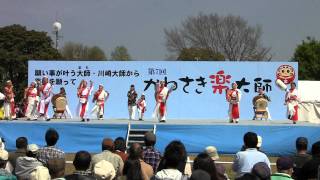 西新井おどりこ隊(2011・復興支援・かわさき楽大師)