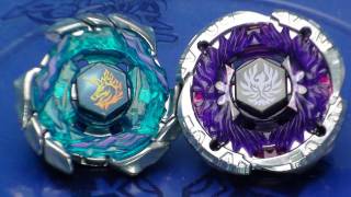 Beyblade Blitz Unicorno 100RSF vs Jade Jupiter S130RB ベイブレード