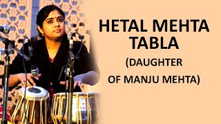 Hetal Mehta Tabla Jugarbandi | Daughter of manju mehta | 20 Years Old Video #tabla #artisticindia