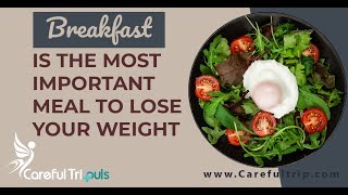 breakfast is the most important meal to lose your weight