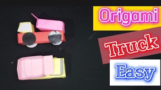 Origami Truck//origami easy