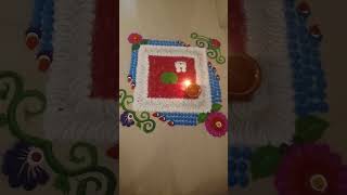 Dasara special Anokhi Rangoli/Easy rangoli #satisfyingvideo /#rangolidesigns /Diwali special Rangoli