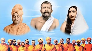 Portraits of Holy Trio and Direct Monastic Disciples in One Frame || 16 Disciples of Sri Ramakrishna