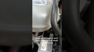 How to refill the coolant/ 2019 Audi A3/ #Audi #a3 #diy #automobile #trending #subscribe #support