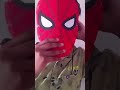 how to make spiderman mask with paper 🕸 shorts