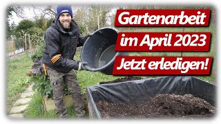 Gartenarbeit April | Radieschen Aussaat, Hochbeet befüllen, Kohl pflanzen, Spinat \u0026 Salat anbauen