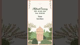 vertical Wedding invitation Edius Project-56 |Whatsapp Invitation |Edius 7-8-9-10-11 (M-9414402138)