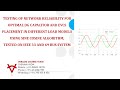 TESTING OF NETWORK RELIABILITY FOR DG CAPACITOR & EVCS IN DIFFERENT LOAD MODEL-SINE COSINE ALGORITHM