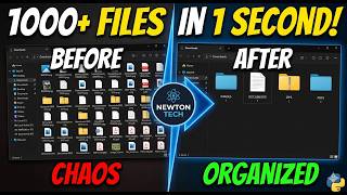 Stop Manual Sorting! Organize 1,000+ Files in 1 Second with Python