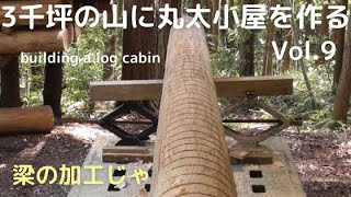 ３千坪の山に小屋を作る vol9　梁に着手したのじゃ