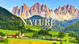 Nature Travel Video -Scenic Relaxation Film With  Relaxing Inspiring Music