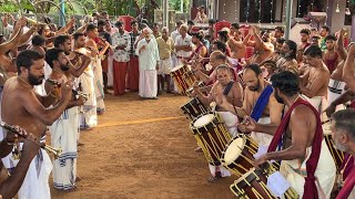 Pandi Melam😍 | Cheranalloor Sankarankutty Marar | Chettarikkal Thalappoli Mahotsavam 2024 ( Part 2)