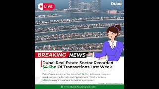 Dubai Real Estate Hits AED17.05bn in Weekly Deals | $31.6M Jumeirah Apartment Sold | Market Booms!