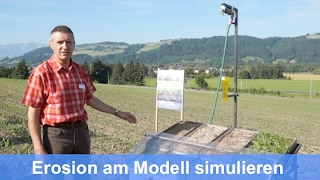 Simulation des Erosionsrisikos bei unterschiedlicher Bodenbewirtschaftung