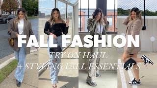 FALL FASHION 2021 | Zara, H&M, Shein, Missguided Try On Haul, Styling Fall Essentials, Fall Lookbook