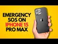 How to Use Emergency SOS on iPhone 15 Pro Max