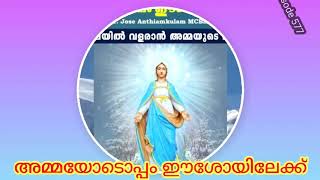 അമ്മയോടൊപ്പം ഈശോയിലേക്ക്  ദൈവകൃപയിൽ വളരാൻ അമ്മയുടെ മാധ്യസ്ഥം