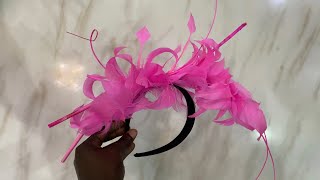 HOW TO MAKE FEATHER FLOWER FASCINATOR