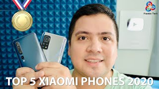 TOP 5 XIAOMI PHONES 2020.