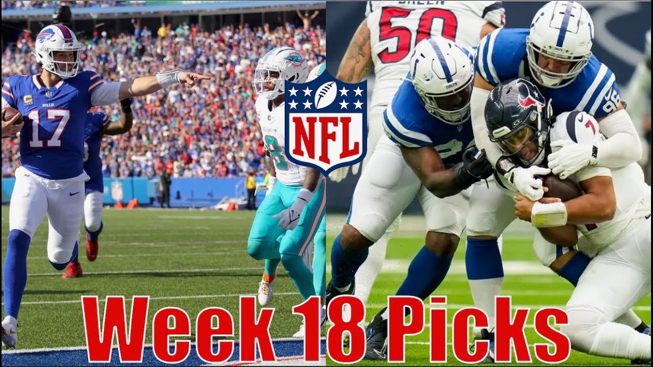 NFL Week 18 Game Picks And Predictions | Betting Locks - YouTube