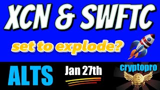 XCN \u0026 SWFTC Consolidation Setting Up Major BREAKOUT? How BTC Can Help Us Determine! FULL TA 😎💥🚀