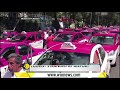 wion wallet taxi drivers protest in mexico city app based taxis not following norms