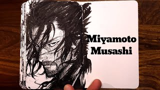 Drawing Miyamoto Musashi - Vagabond