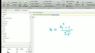 4. Basic Arithmetic Operations in Matlab