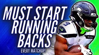 MUST Start or Sit RB (Every Matchup) - Week 9 Fantasy Football
