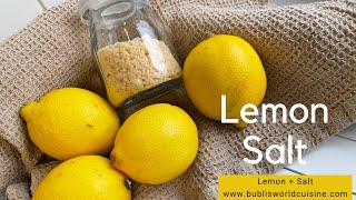 How to make Lemon salt at home। Lemon salt recipe