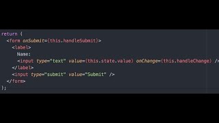 How to use forms with React - ProgrammingTIL 56 - React Tutorial Video Screencast 0016