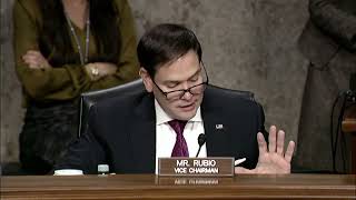 Vice Chair Rubio Questions Nominee Kenneth Wainstein at Senate Intelligence Hearing