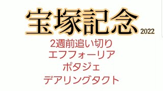 宝塚記念2022 二週前追い切り　三頭