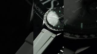 Omega Speedmaster on WIS Watch Straps Quick Release Polar White