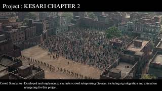 Rigging & Crowd Simulation Showreel | Maya + Golaem | CGI Artist Sabarinathan R