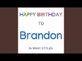 Happy Birthday To Brandon - Normal