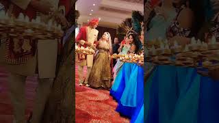 sajan ji ghar aaye ❤️ #shorts #weddingentry #wedding #reception #trending