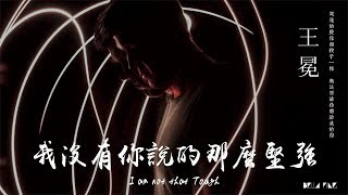 【HD】王冕 - 我沒有你說的那麼堅強 [歌詞字幕][完整高清音質] ♫ Wang Mian - I am not that tough