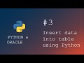 Python programming | Insert data into database table using python