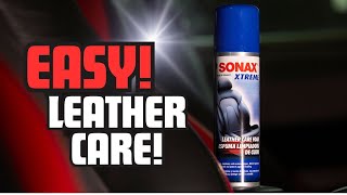 How to care for your leather | Sonax Leather Care Foam cleans and maintains