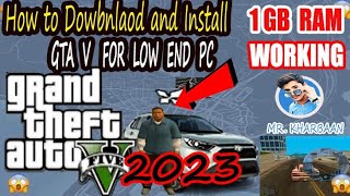 How to Download and Install GTA V five GTA 5 Highly compressed for Low end PC 1GB RAM 2023 #gtav