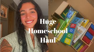 Homeschool Haul || Preschool & Kindergarten ||  Books, Manipulatives Workbooks