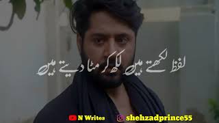 Tere Baad Humen Khud Pe Bhi Aitbar Nahi | Raqs e bismil Status | Sahibzada Waqar Poetry | N Writes